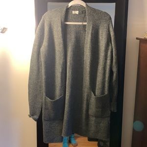 Marled • Charcoal Cardigan SMALL
